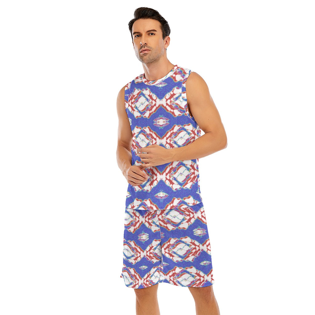 All-Over Print Men's Basketball Suit