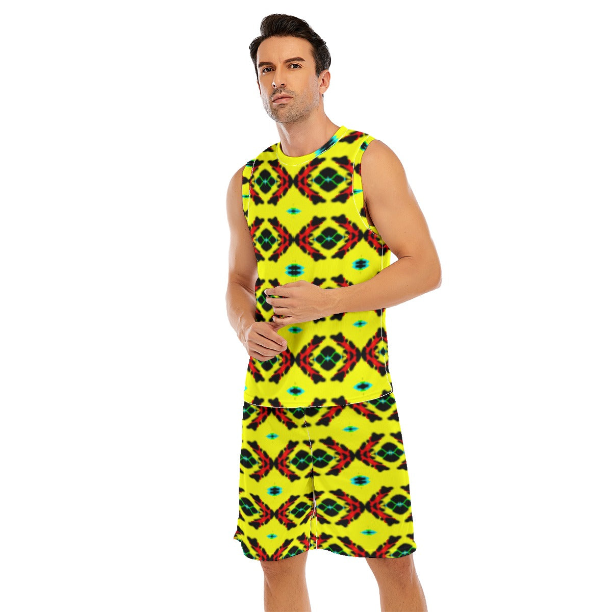 All-Over Print Men's Basketball Suit