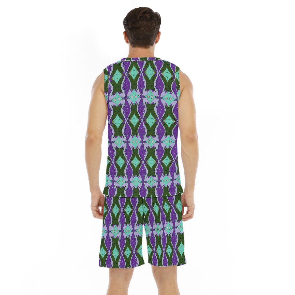 All-Over Print Men's Basketball Suit