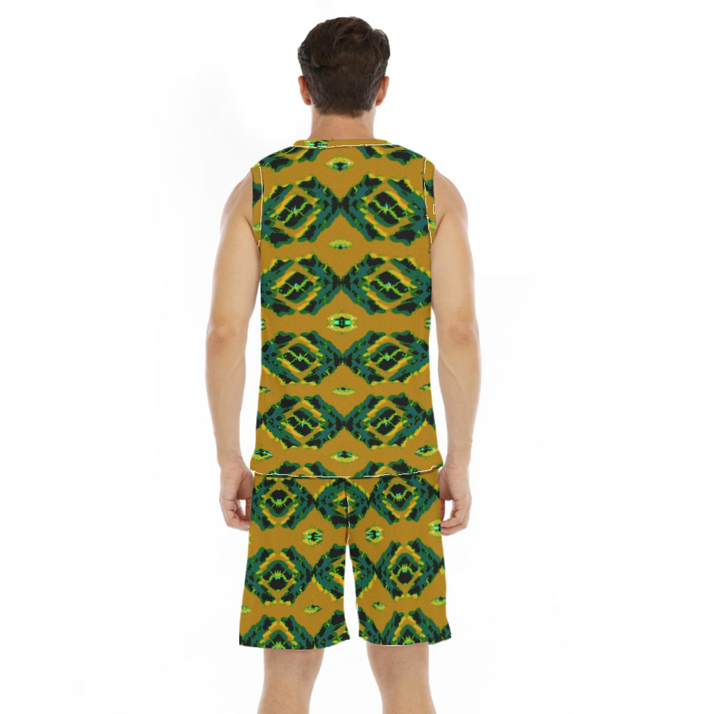 All-Over Print Men's Basketball Suit