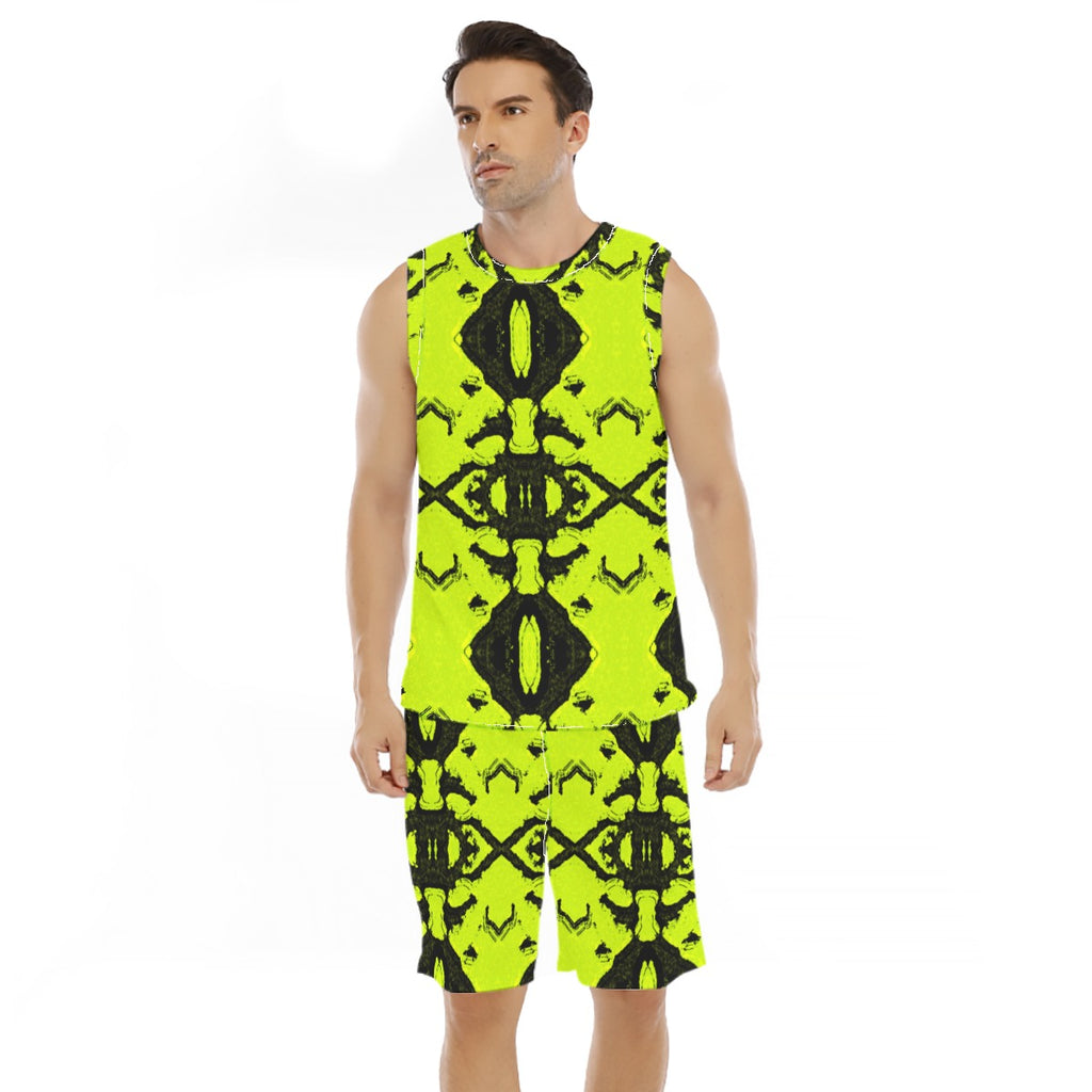 All-Over Print Men's Basketball Suit