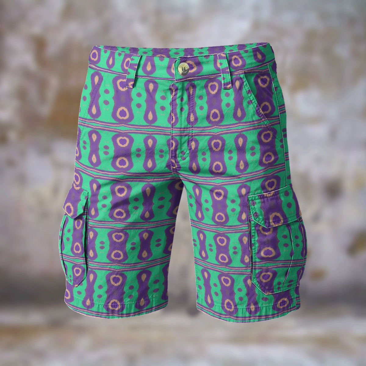 All-Over Print Men's Cargo Shorts