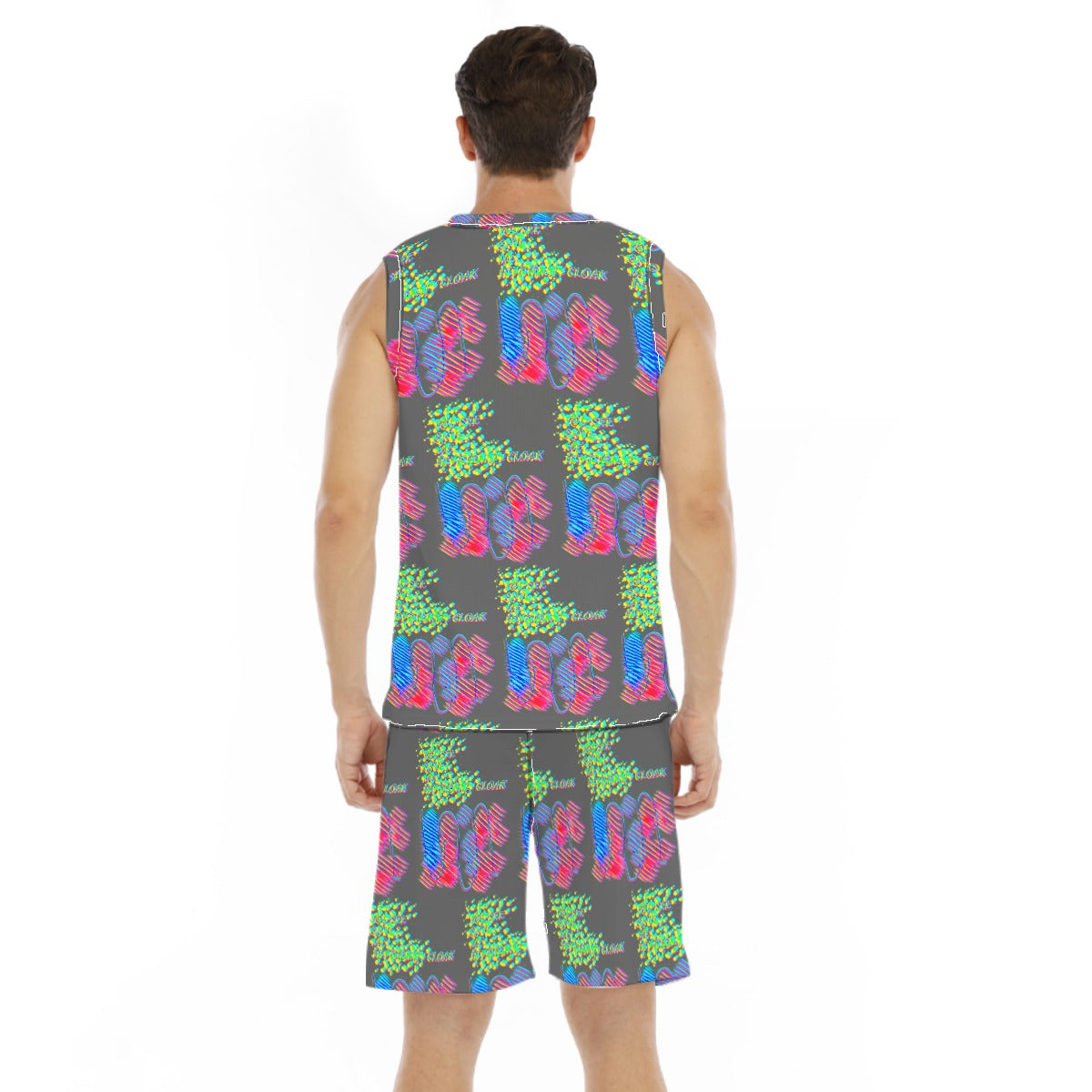 All-Over Print Men's Basketball Suit