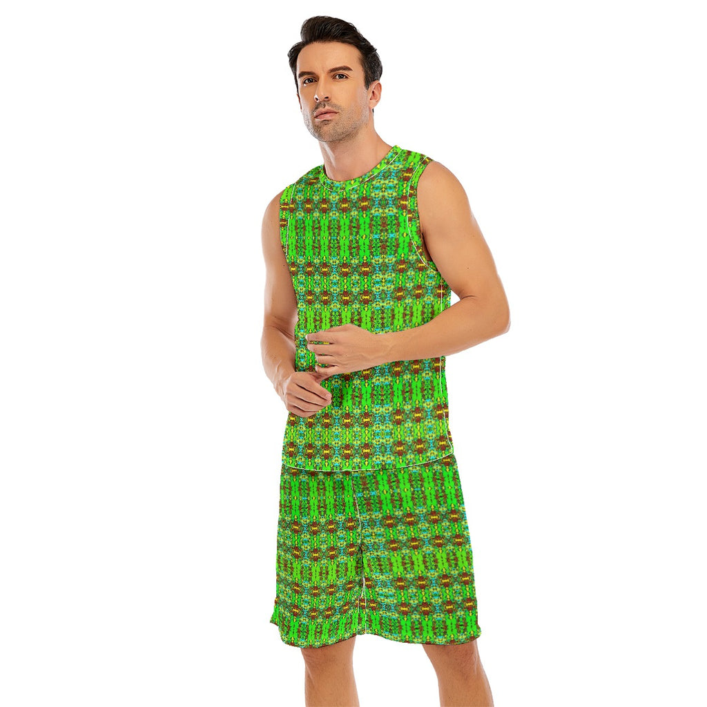 All-Over Print Men's Basketball Suit