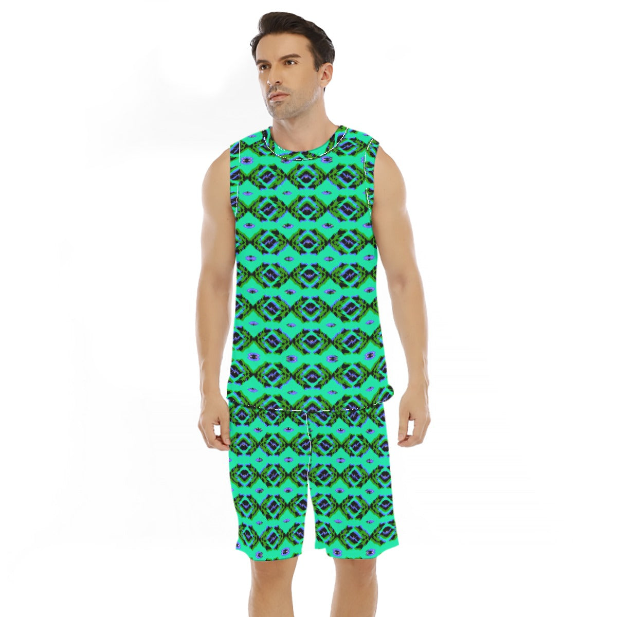 All-Over Print Men's Basketball Suit