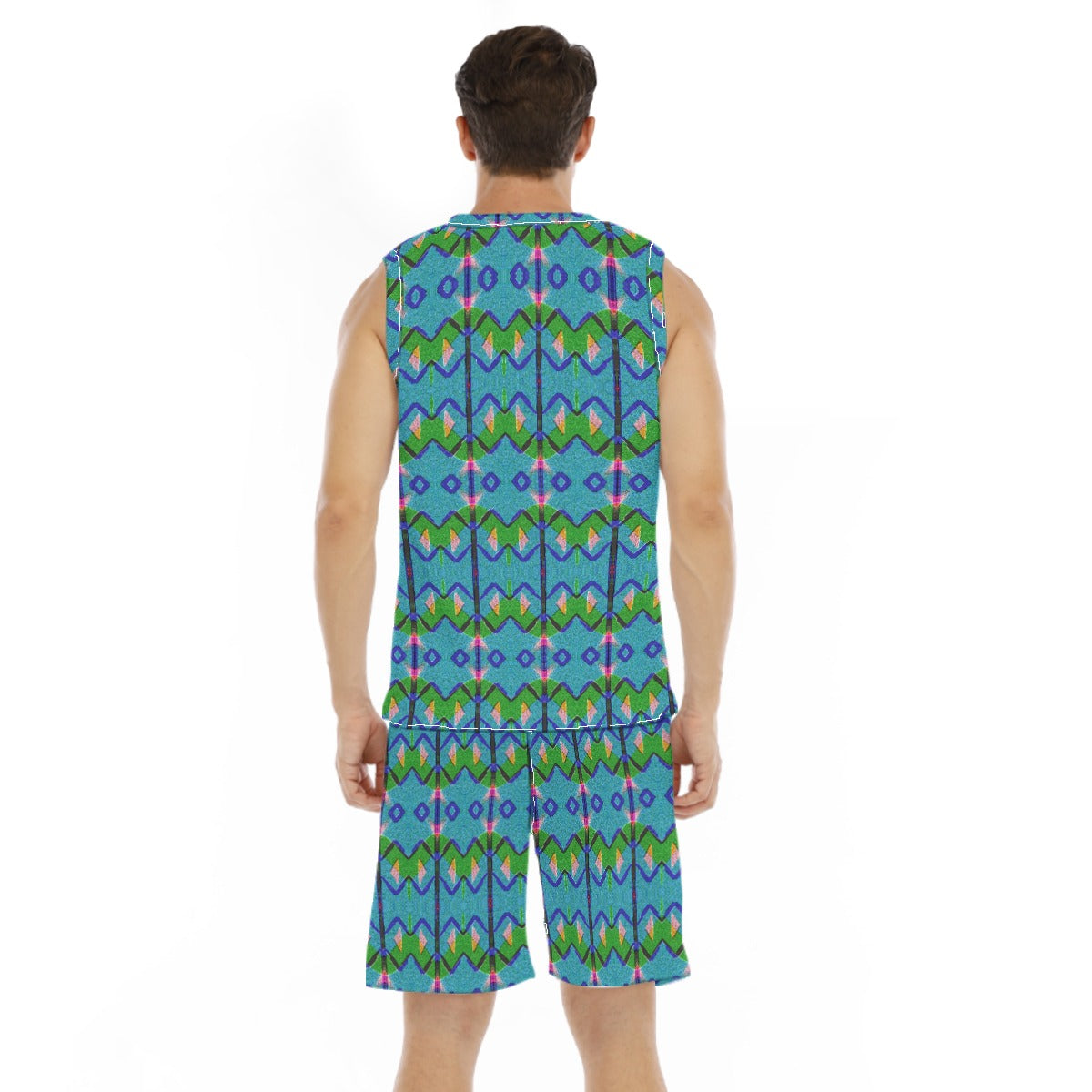 All-Over Print Men's Basketball Suit