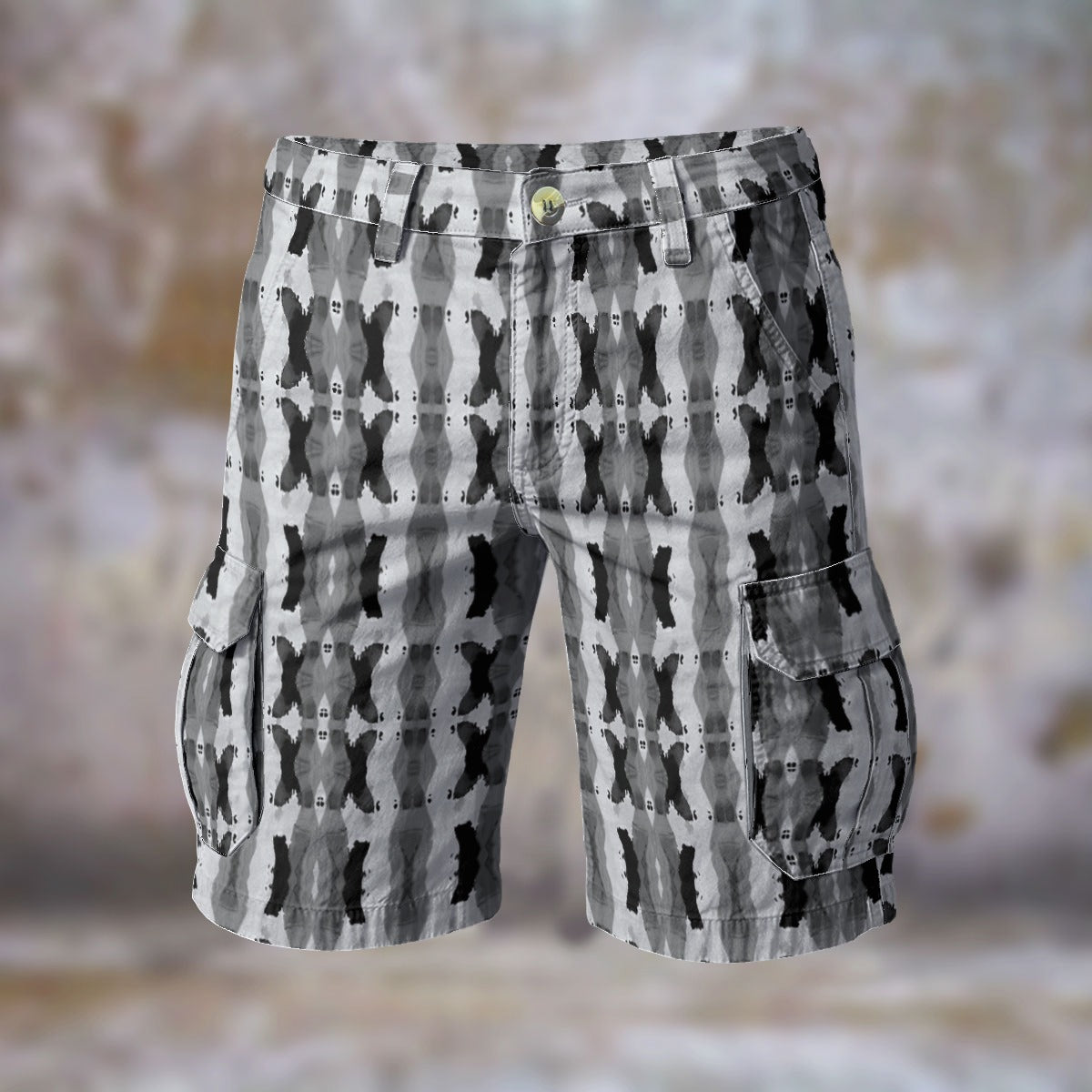 All-Over Print Men's Cargo Shorts