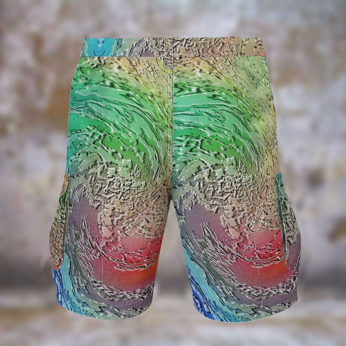 All-Over Print Men's Cargo Shorts