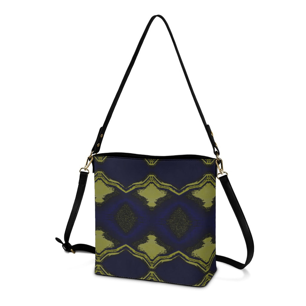 Minimalist Square Crossbody Bucket Bag