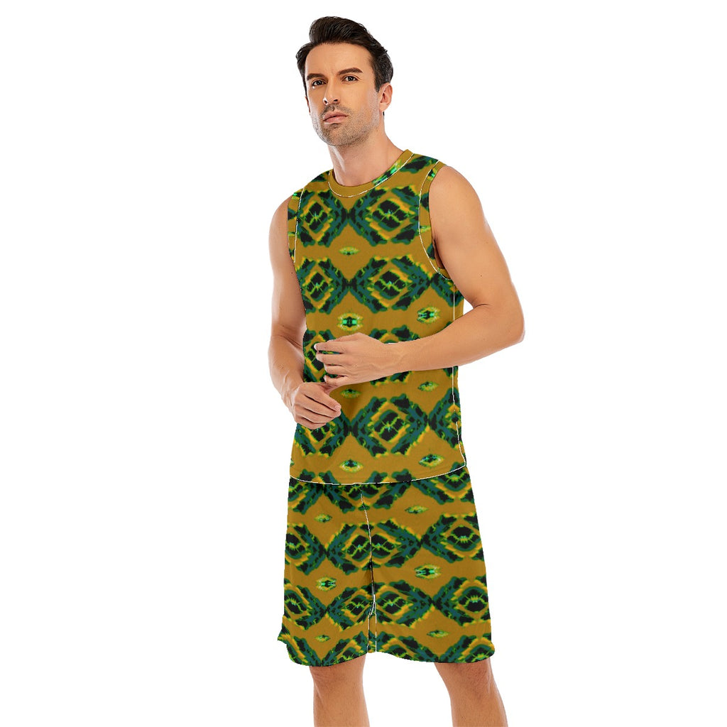 All-Over Print Men's Basketball Suit