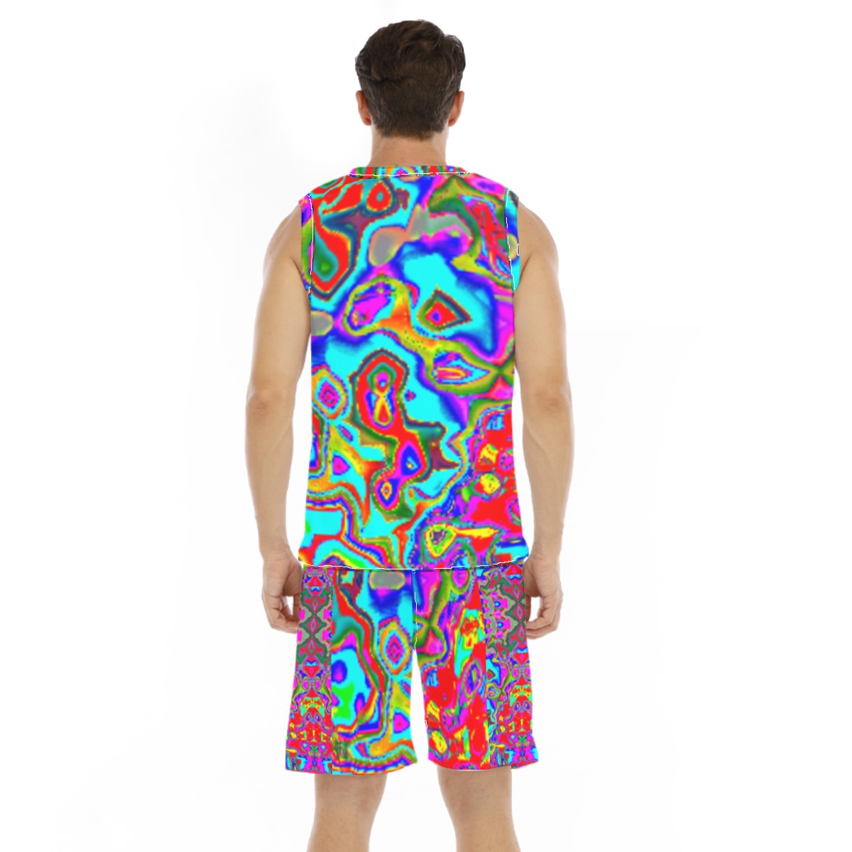 All-Over Print Men's Basketball Suit