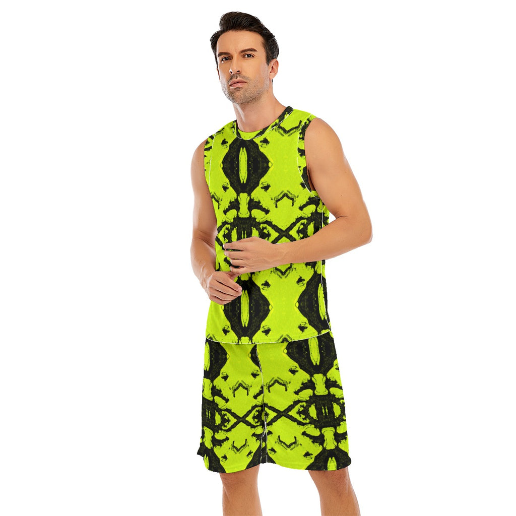 All-Over Print Men's Basketball Suit