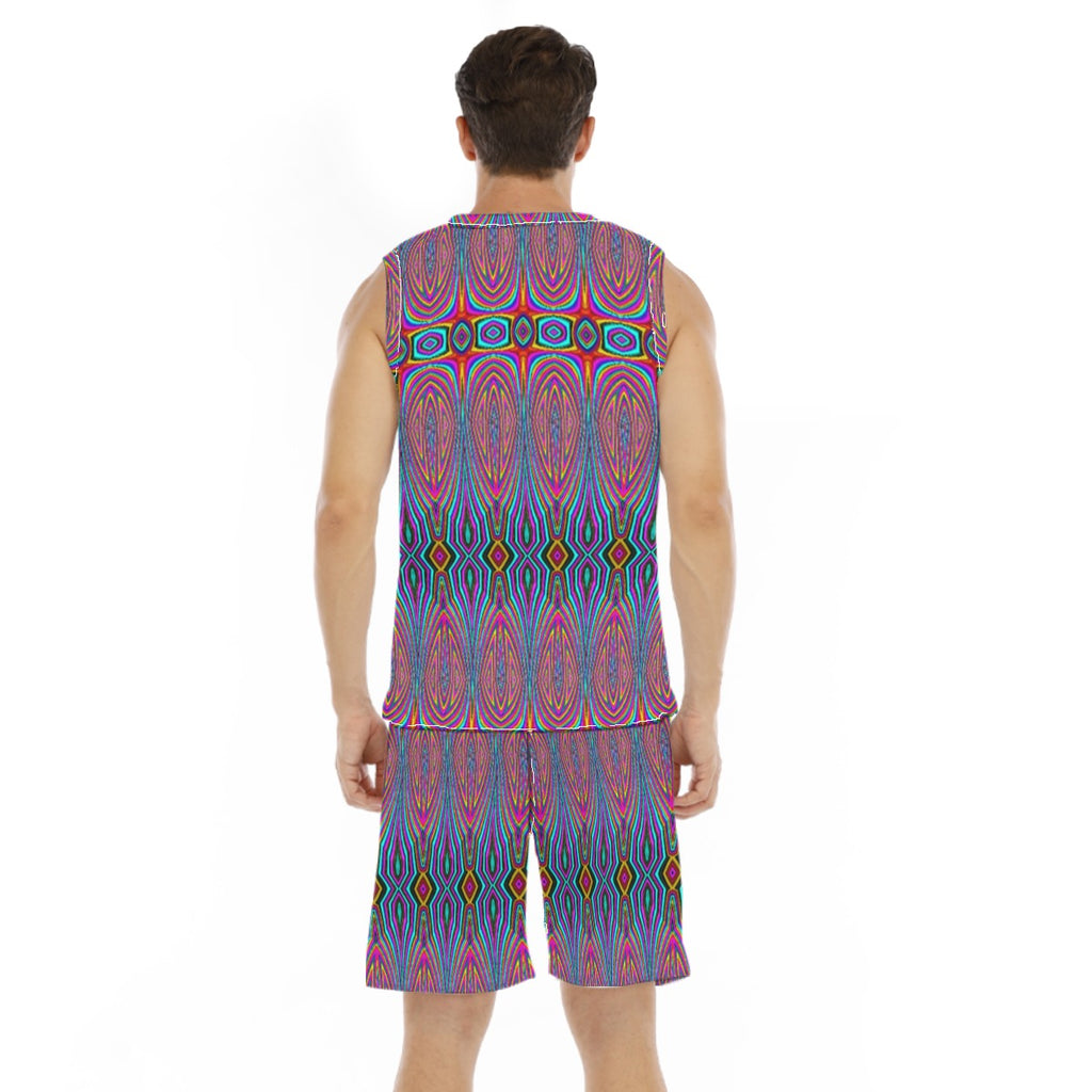 All-Over Print Men's Basketball Suit