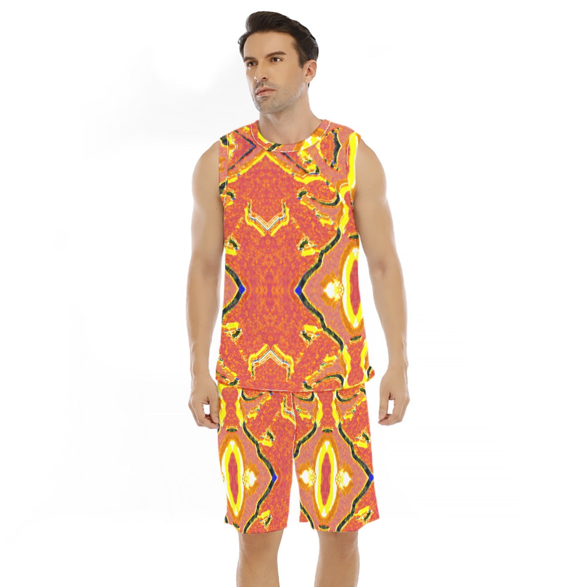 All-Over Print Men's Basketball Suit