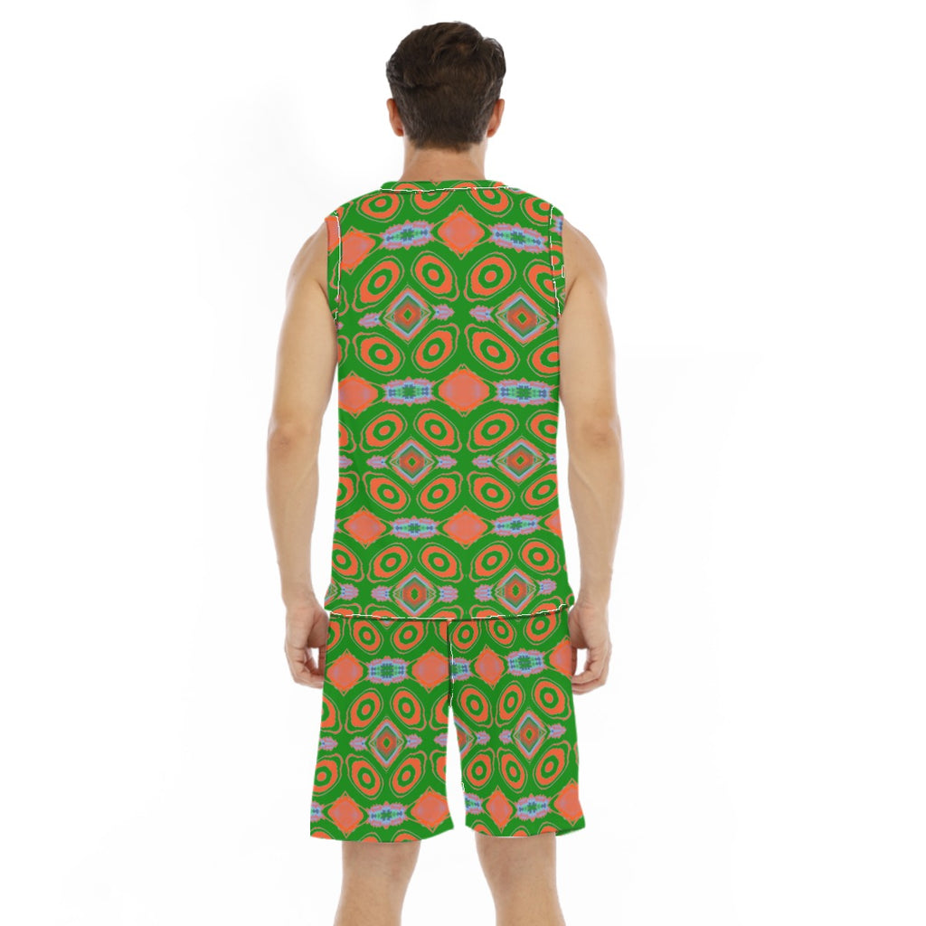 All-Over Print Men's Basketball Suit