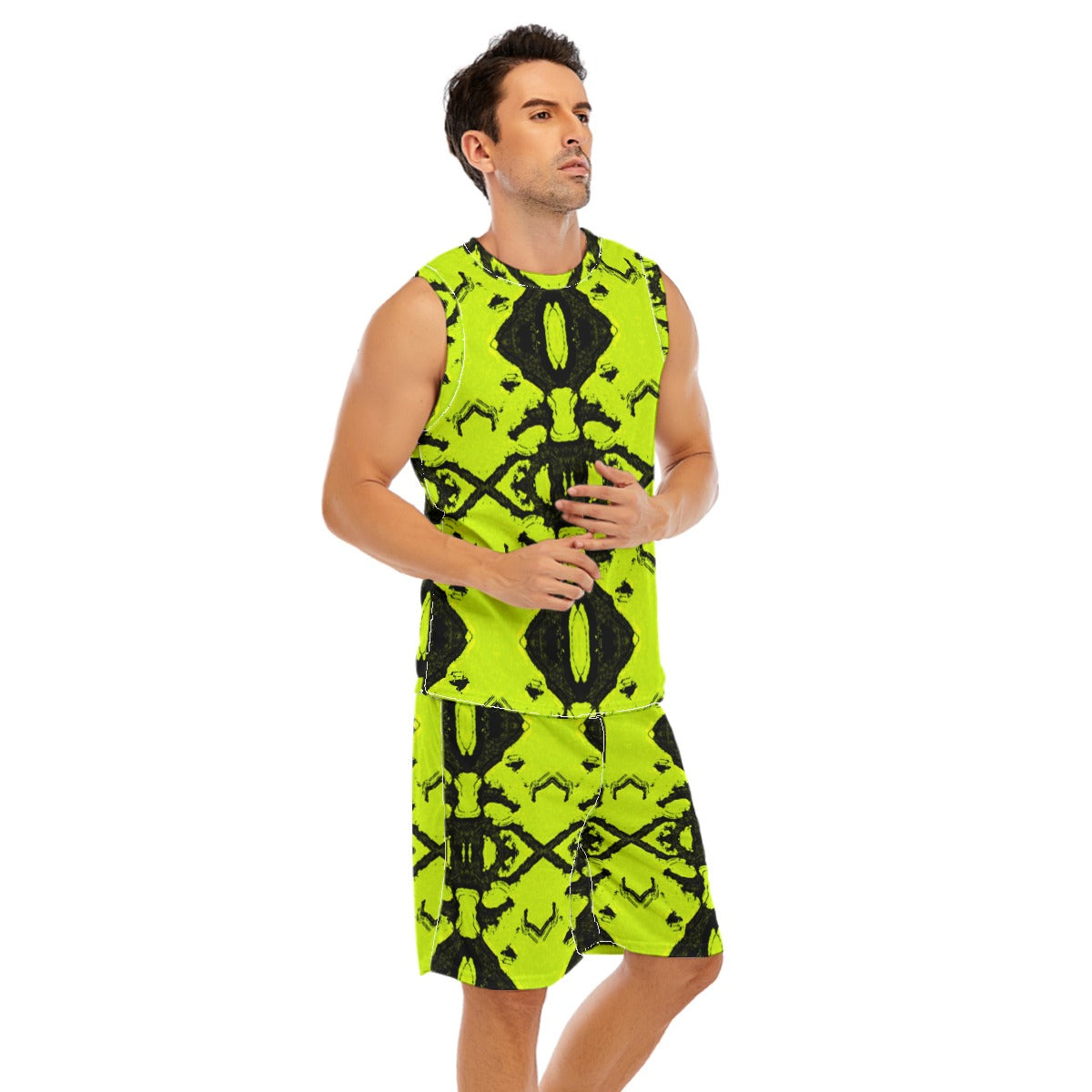 All-Over Print Men's Basketball Suit