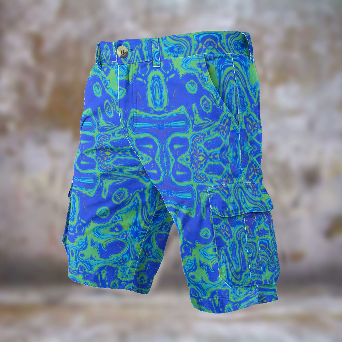 All-Over Print Men's Cargo Shorts