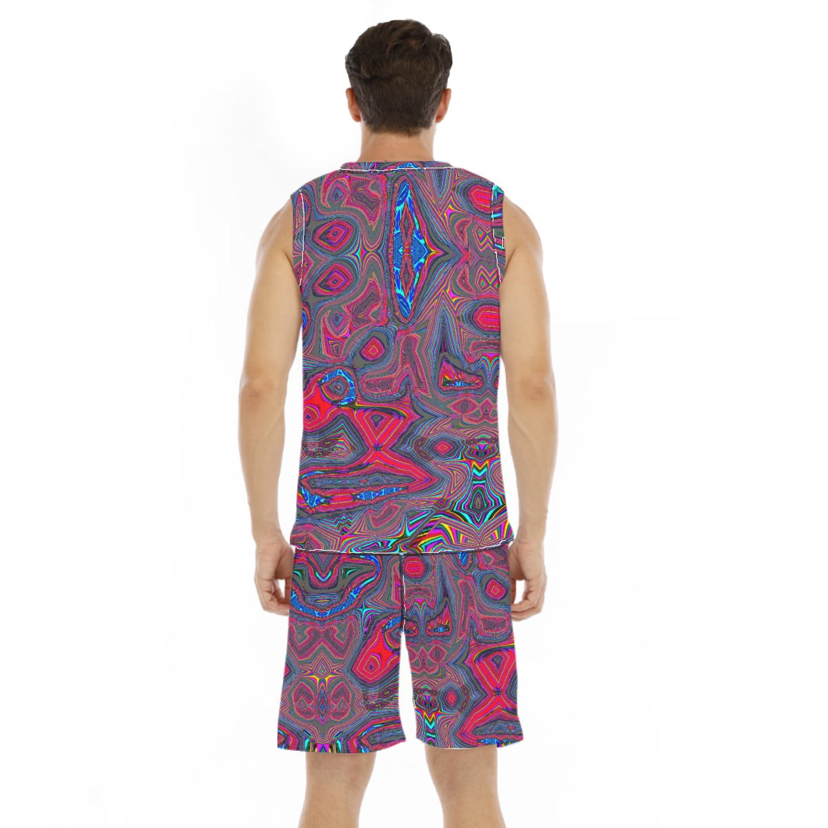 All-Over Print Men's Basketball Suit