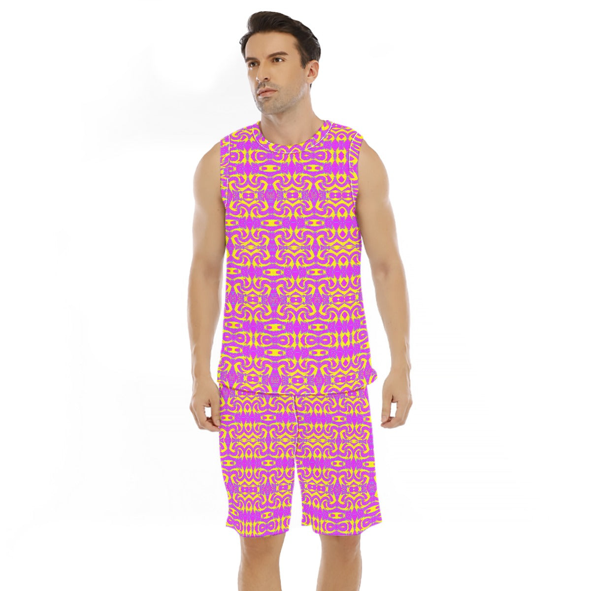 All-Over Print Men's Basketball Suit
