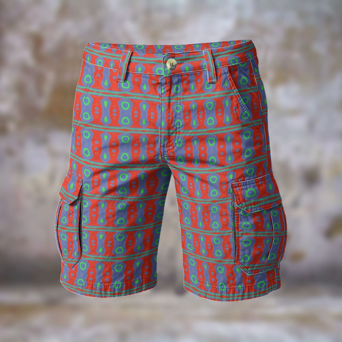 All-Over Print Men's Cargo Shorts