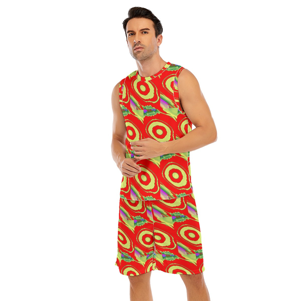 All-Over Print Men's Basketball Suit
