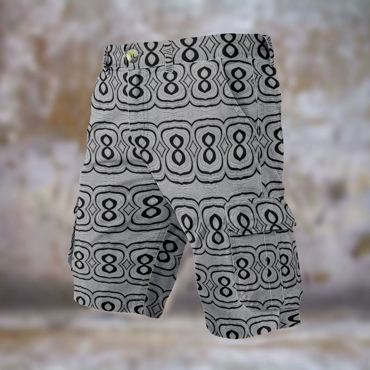 All-Over Print Men's Cargo Shorts