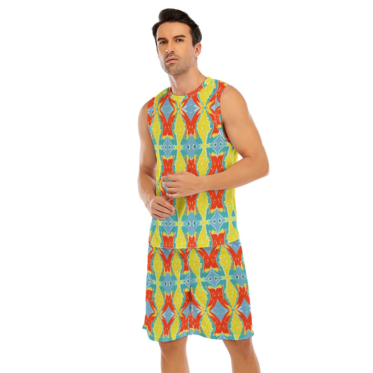 All-Over Print Men's Basketball Suit