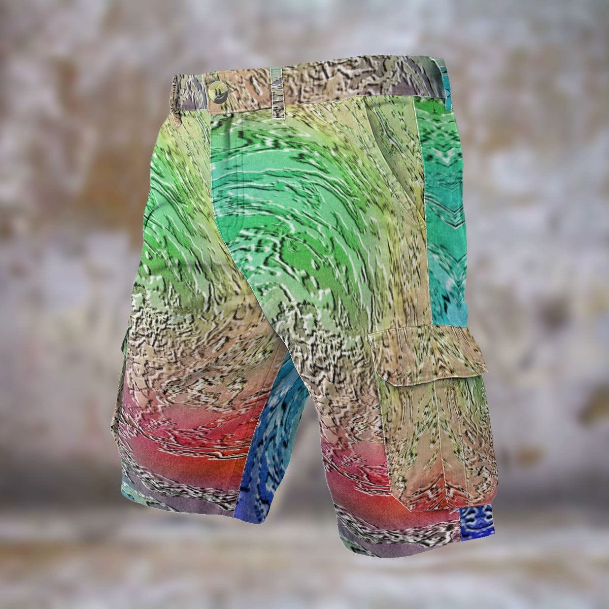 All-Over Print Men's Cargo Shorts