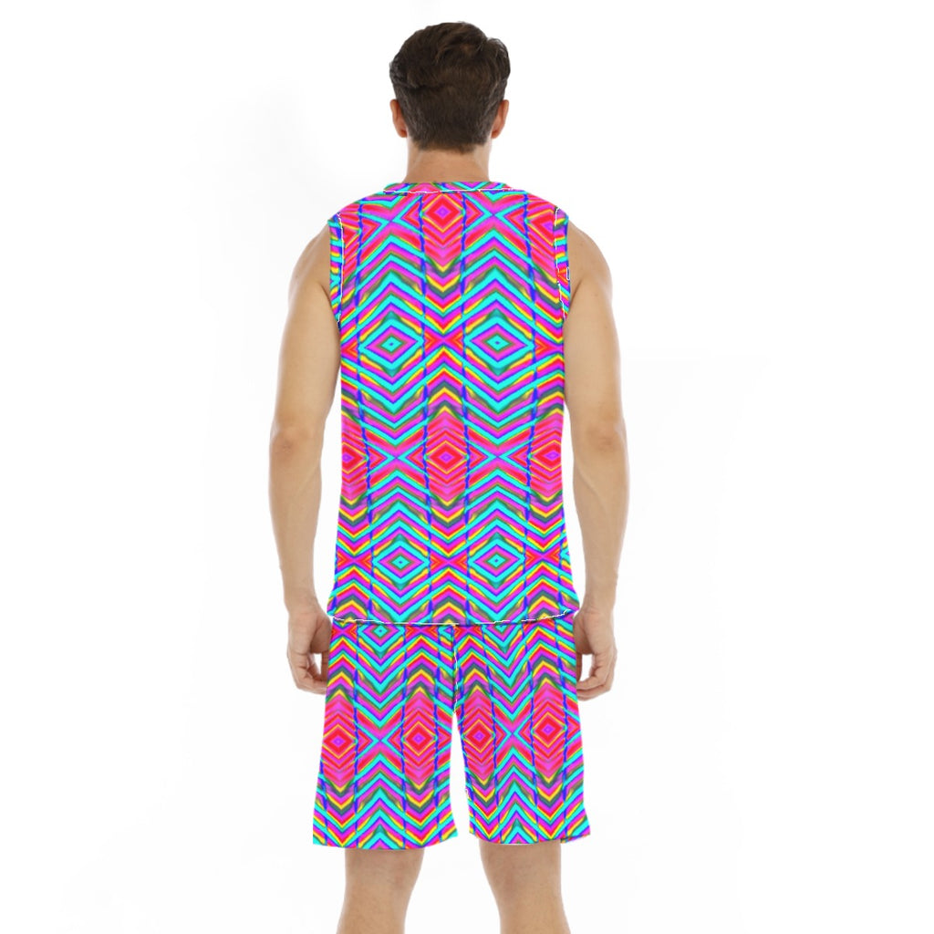 All-Over Print Men's Basketball Suit