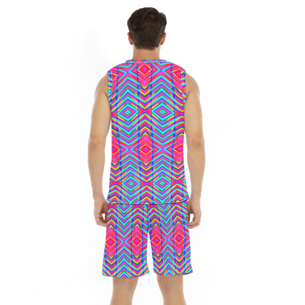 All-Over Print Men's Basketball Suit