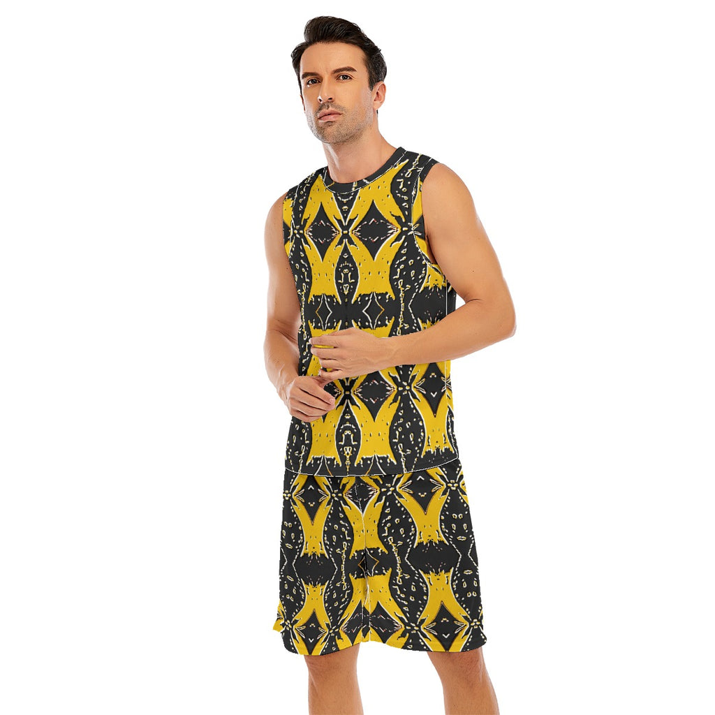 All-Over Print Men's Basketball Suit