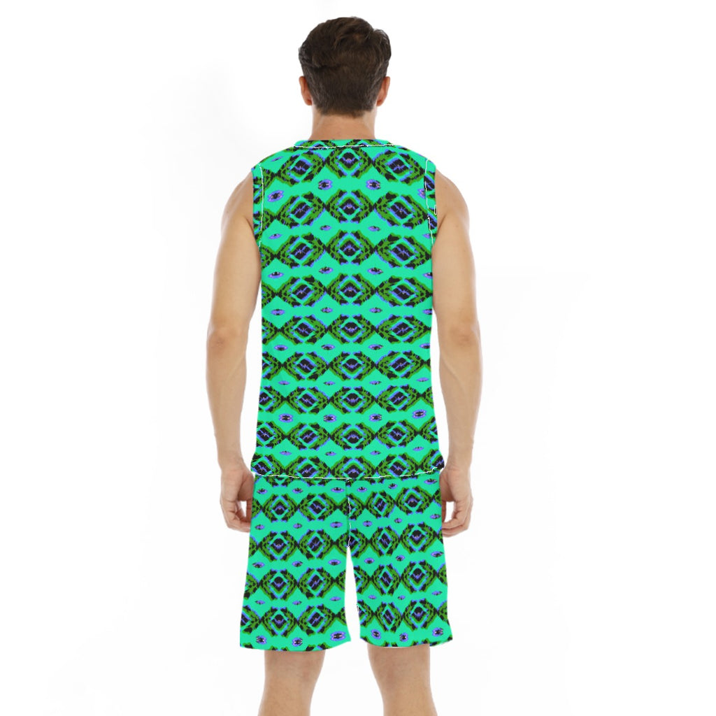 All-Over Print Men's Basketball Suit