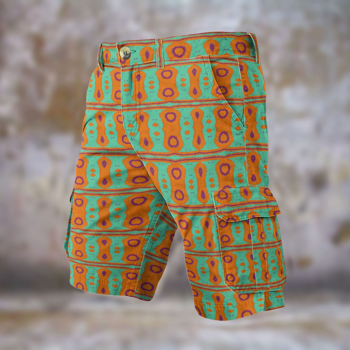 All-Over Print Men's Cargo Shorts