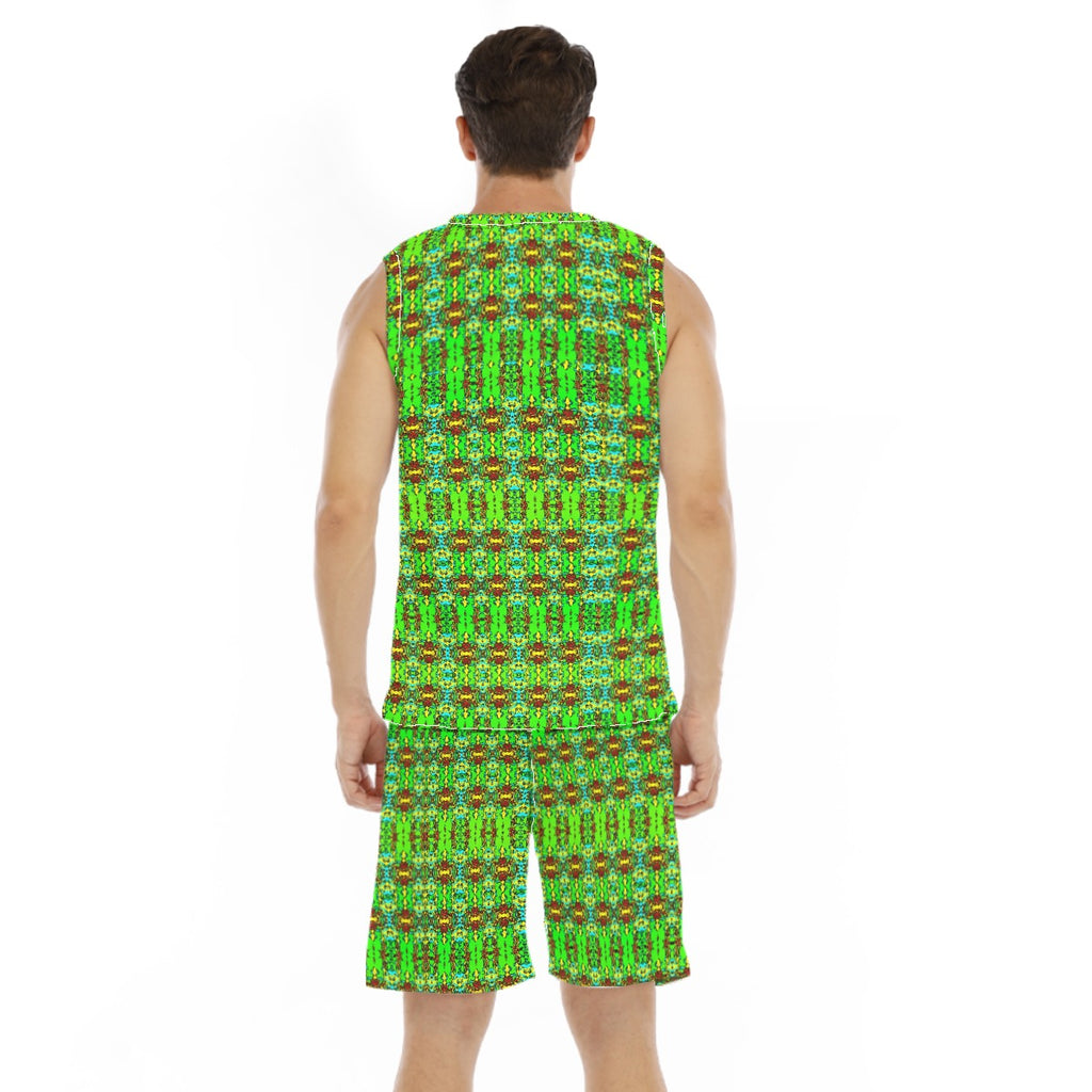 All-Over Print Men's Basketball Suit