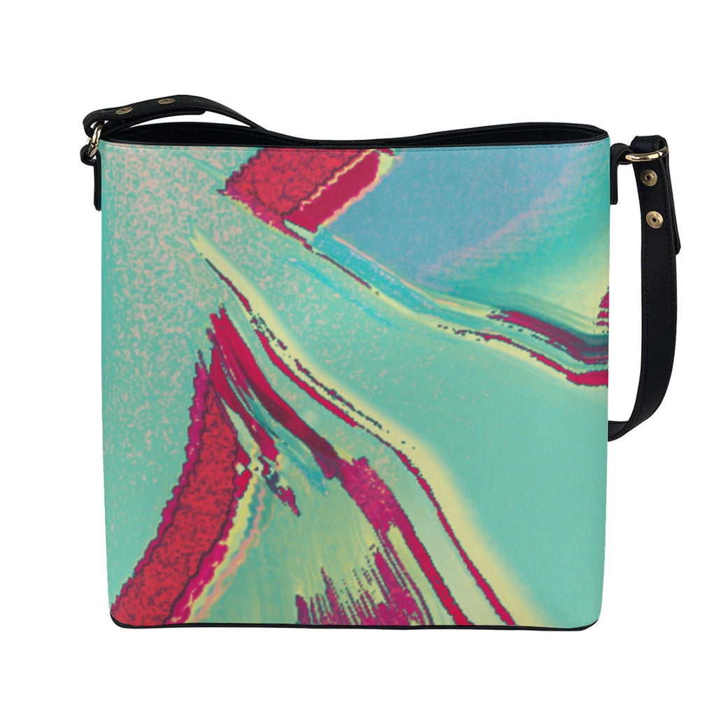 Minimalist Square Crossbody Bucket Bag