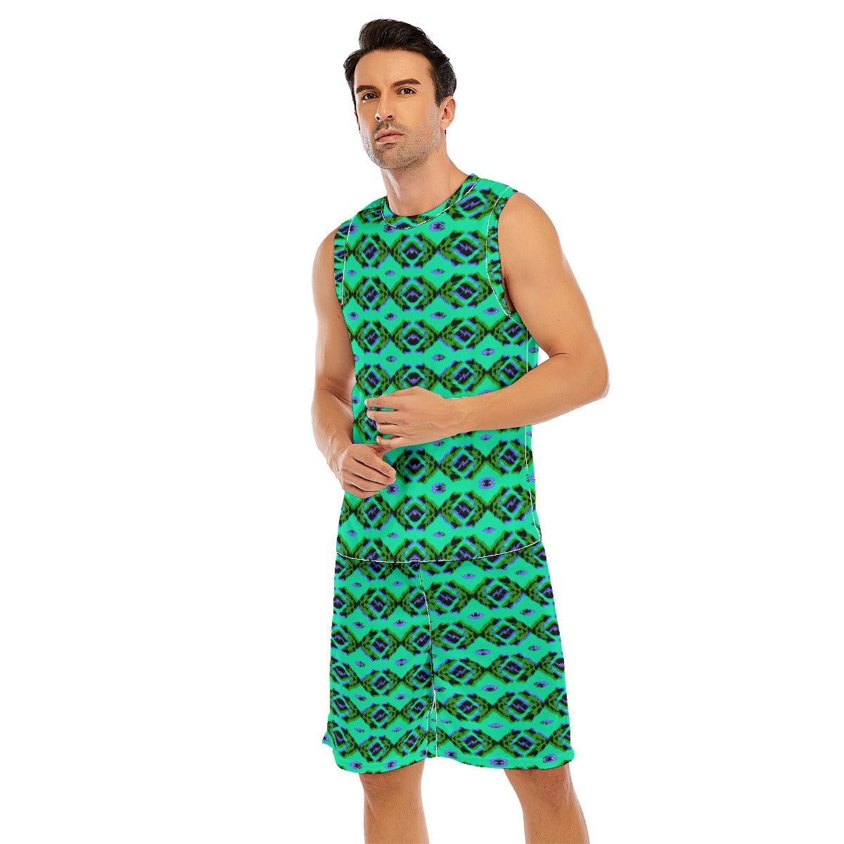 All-Over Print Men's Basketball Suit