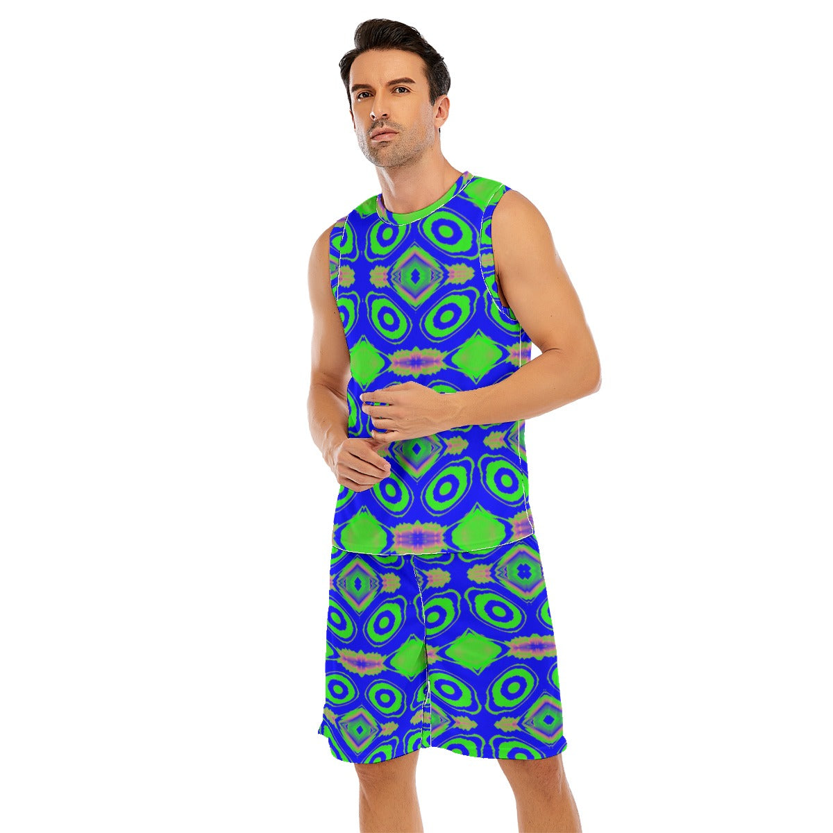All-Over Print Men's Basketball Suit