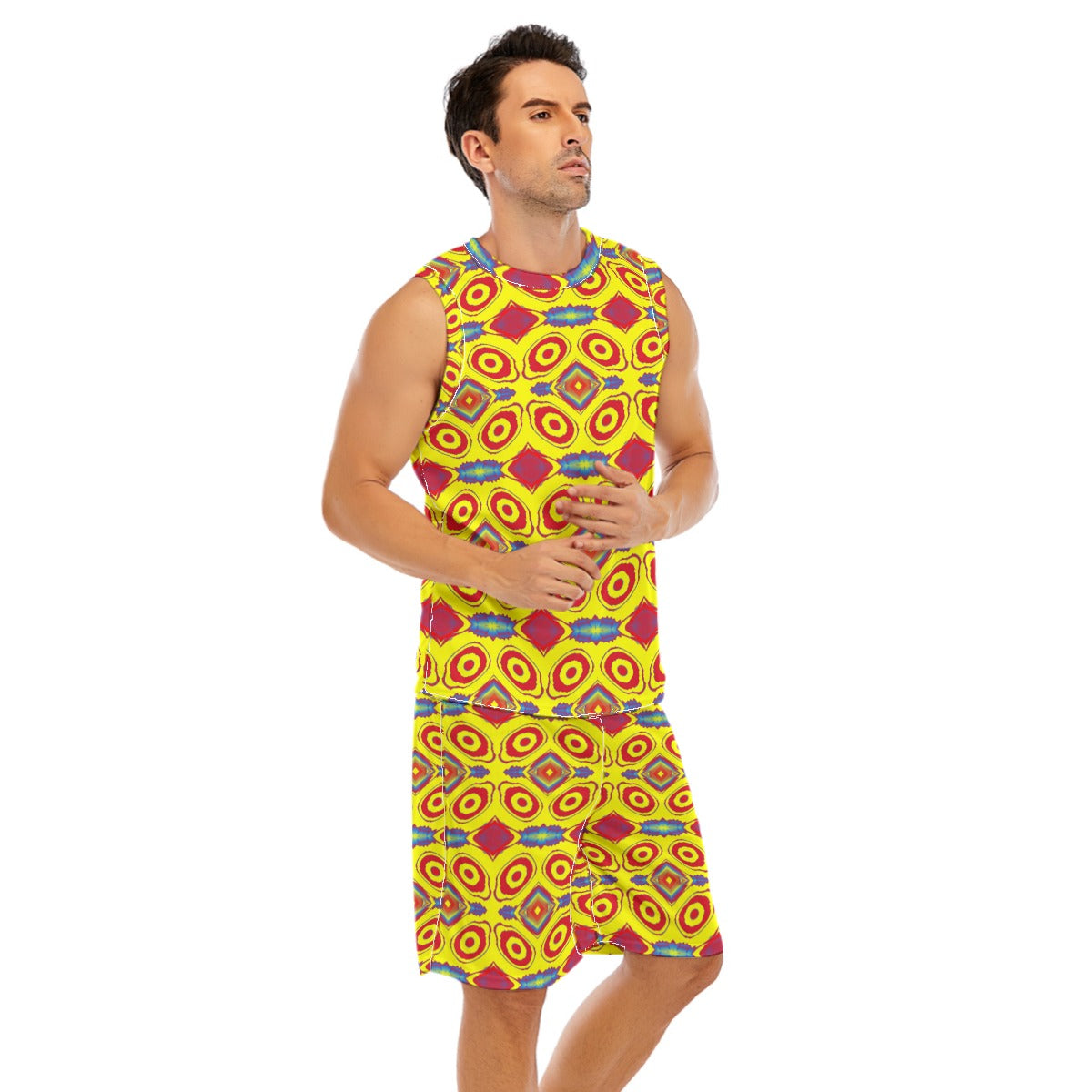 All-Over Print Men's Basketball Suit