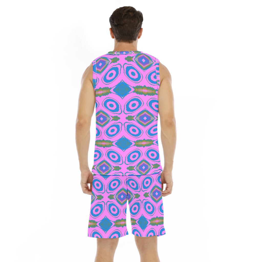 All-Over Print Men's Basketball Suit