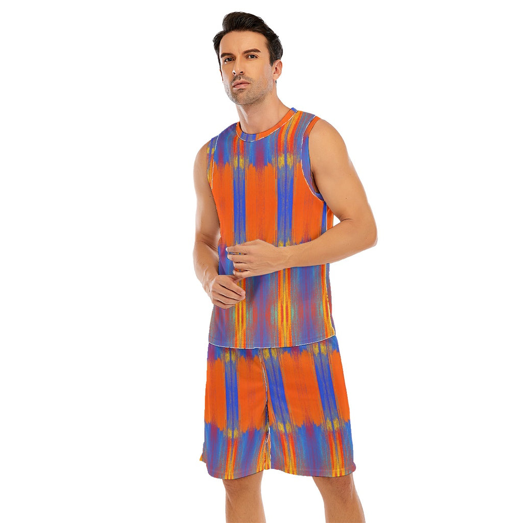 All-Over Print Men's Basketball Suit