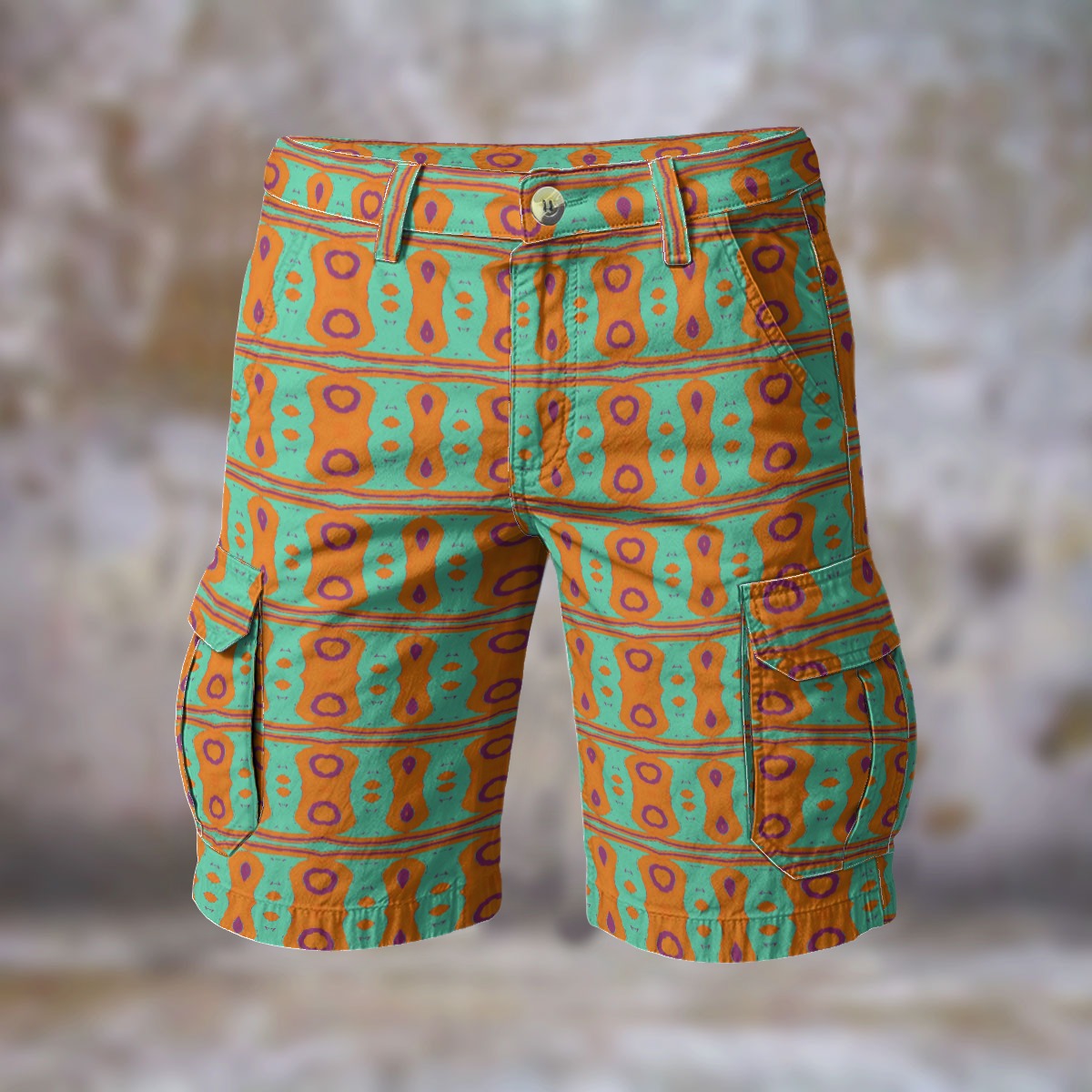 All-Over Print Men's Cargo Shorts