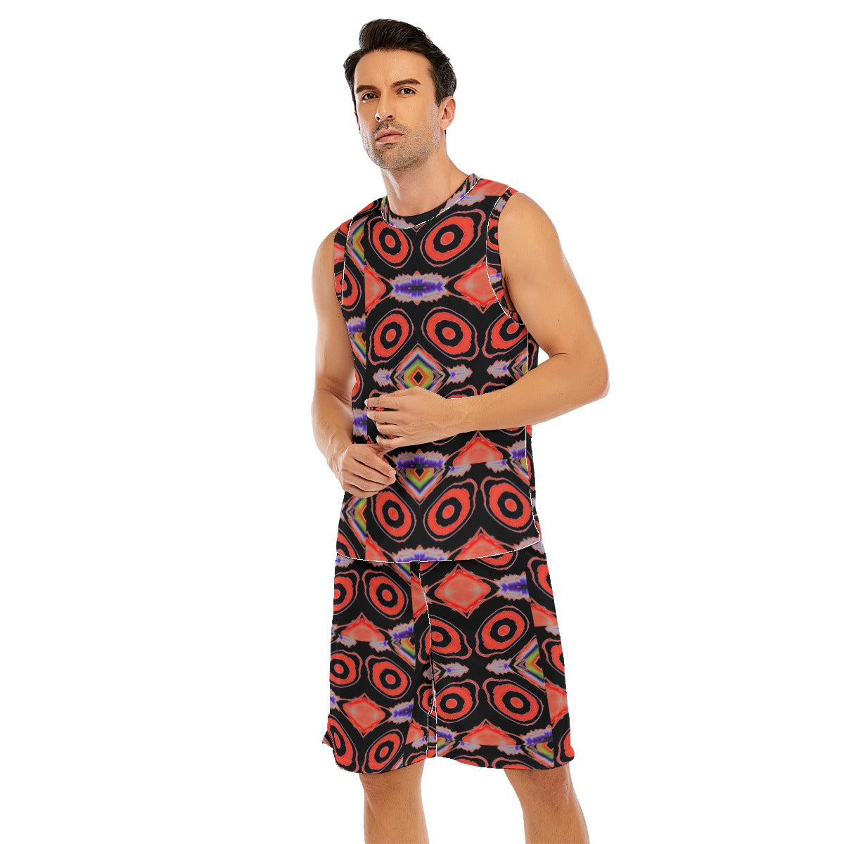 All-Over Print Men's Basketball Suit