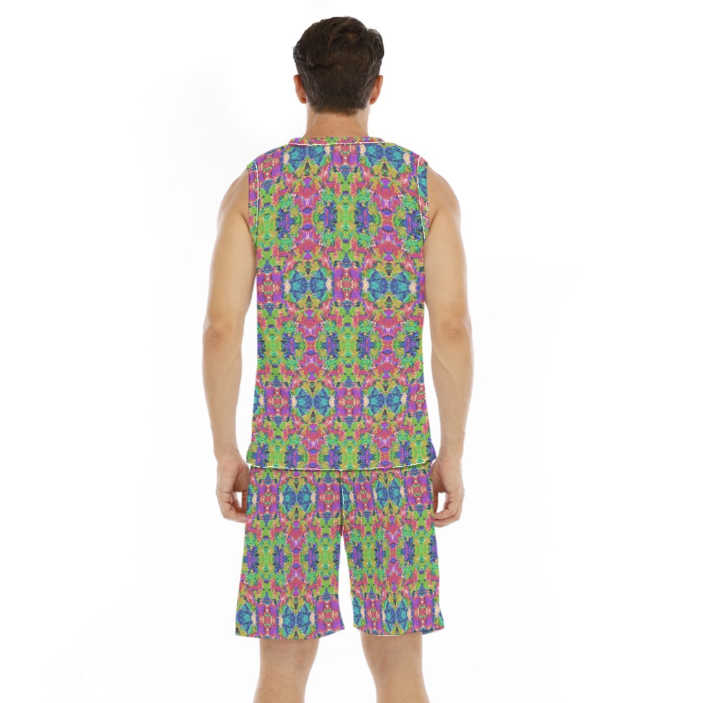 All-Over Print Men's Basketball Suit