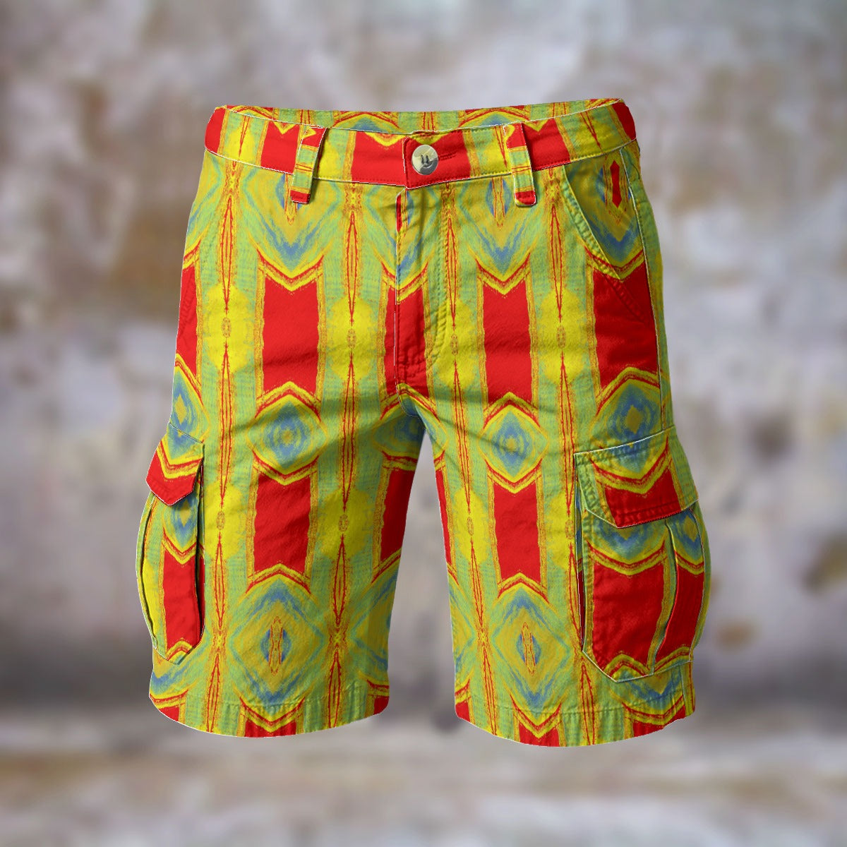 All-Over Print Men's Cargo Shorts