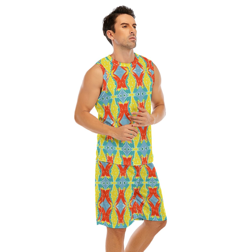 All-Over Print Men's Basketball Suit