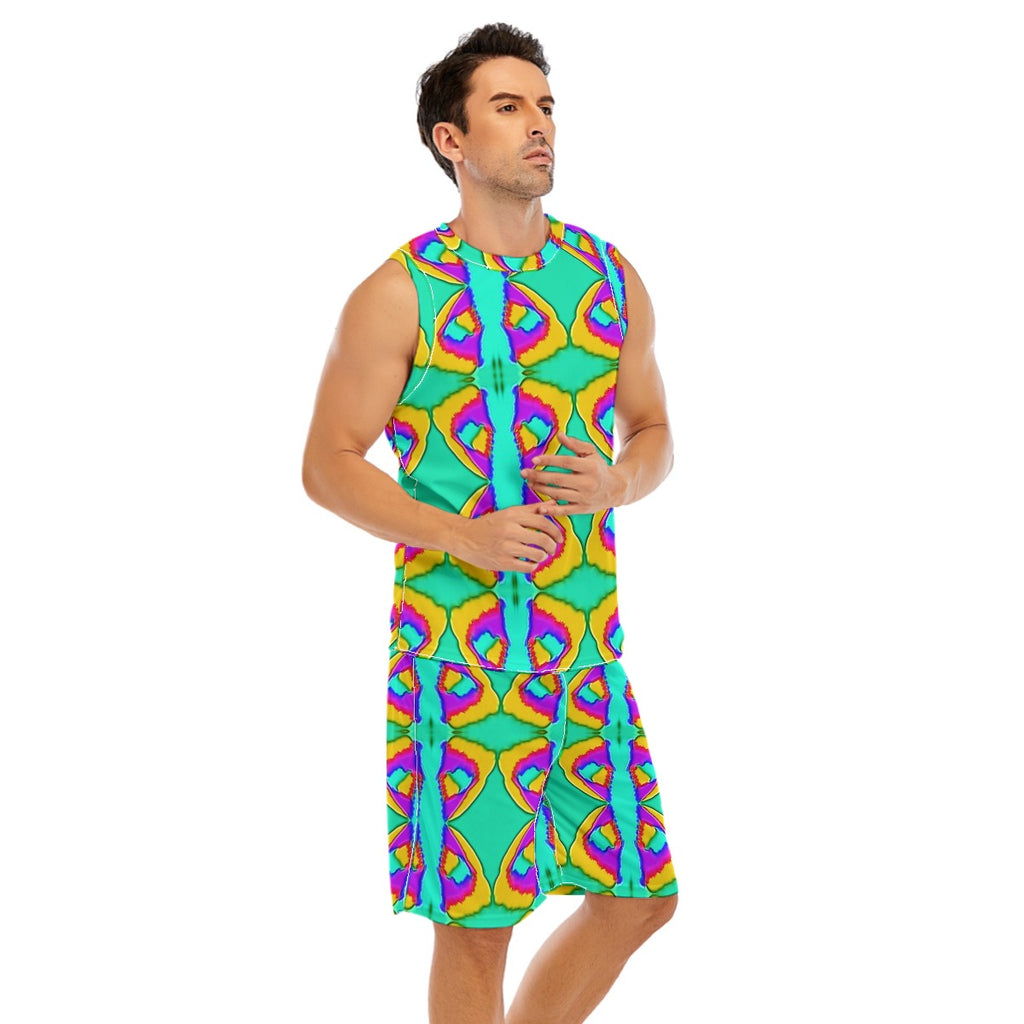All-Over Print Men's Basketball Suit