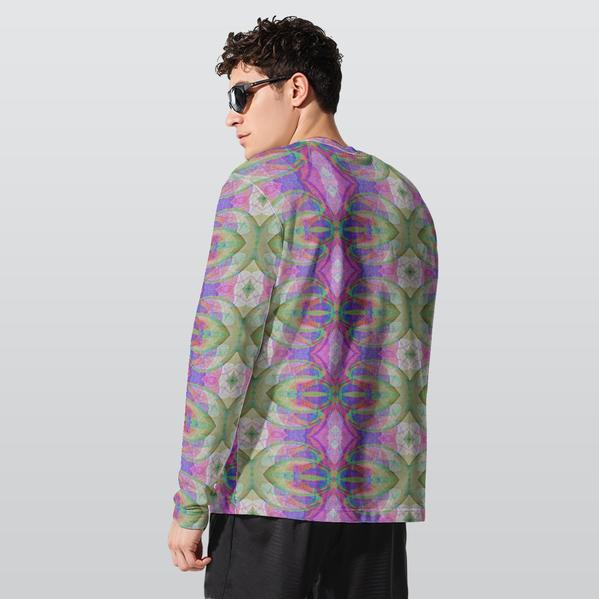 All-Over Print Long Sleeve T-Shirt | 190GSM Cotton