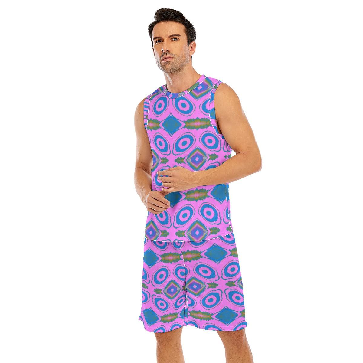 All-Over Print Men's Basketball Suit