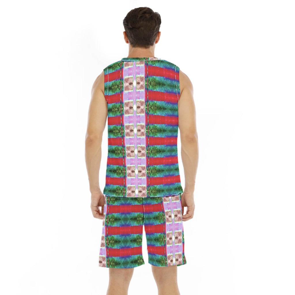 All-Over Print Men's Basketball Suit