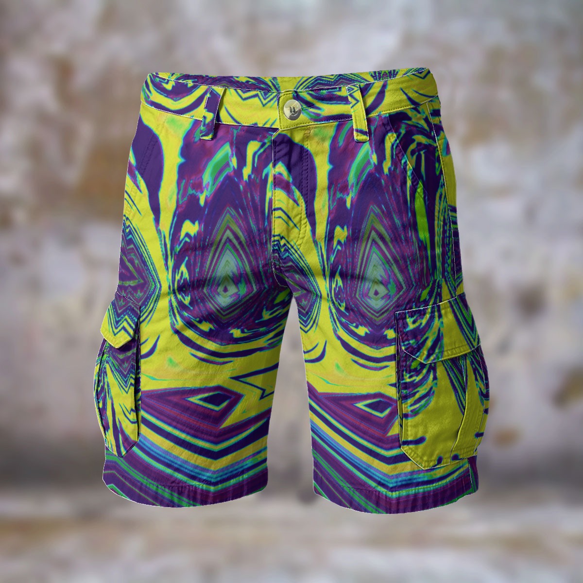 All-Over Print Men's Cargo Shorts
